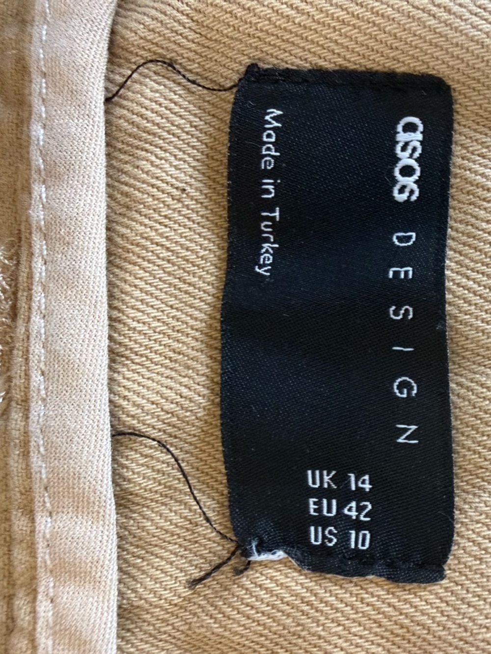ASOS Tan Pleated Mini Skirt - Picture 5 of 5